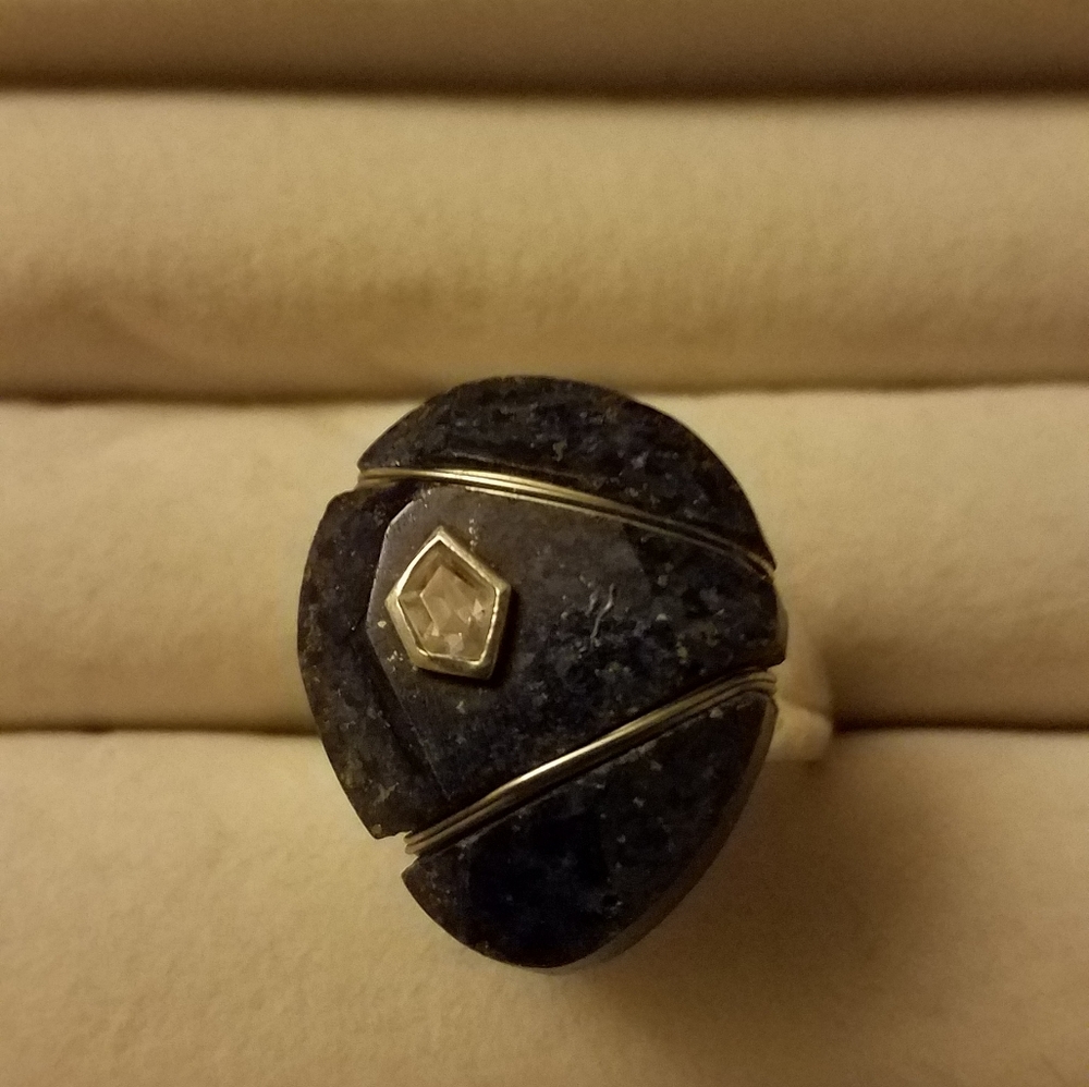 Silpada sterling and lapis ring